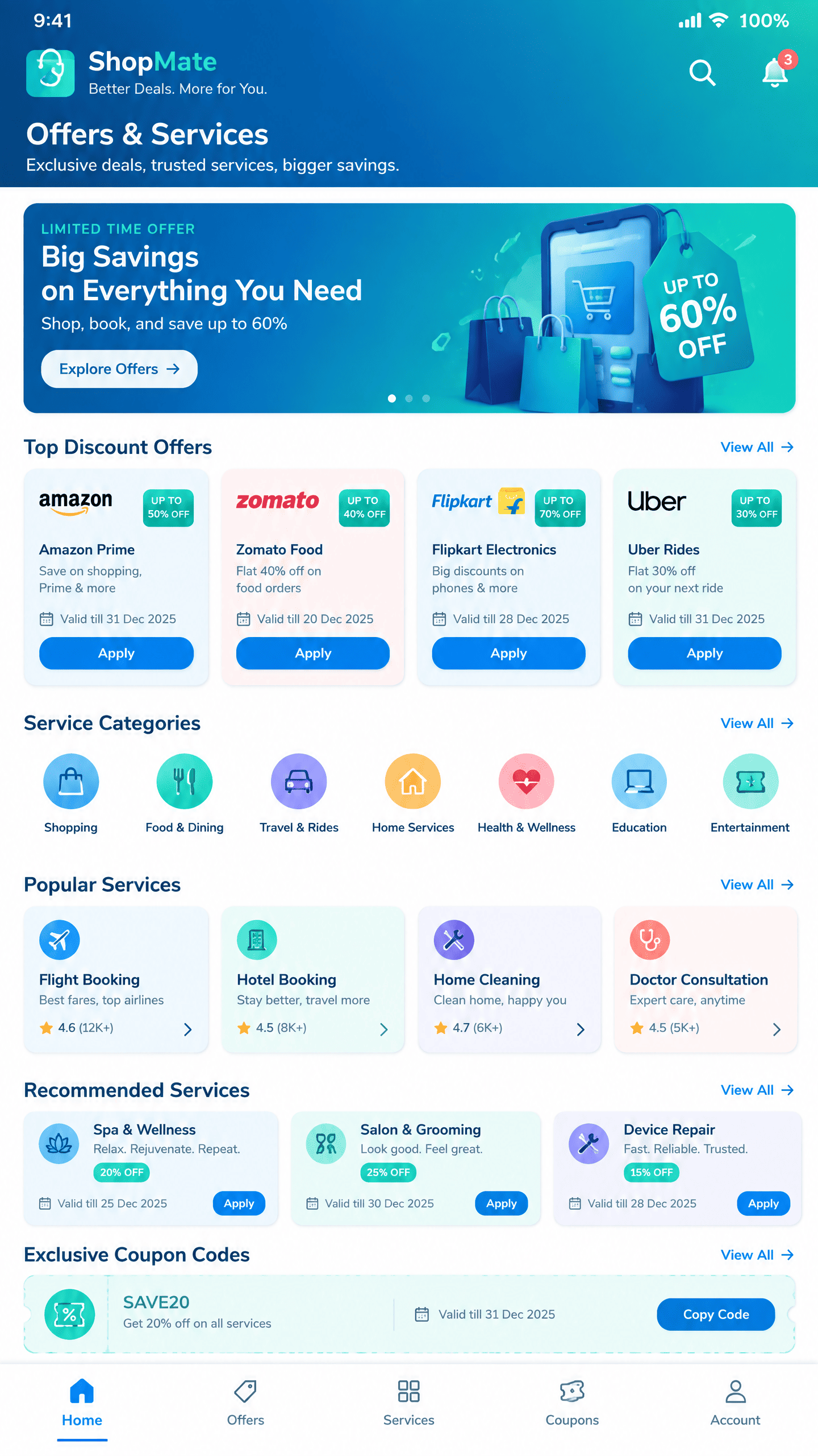 Special Deals & Routine Maintenance